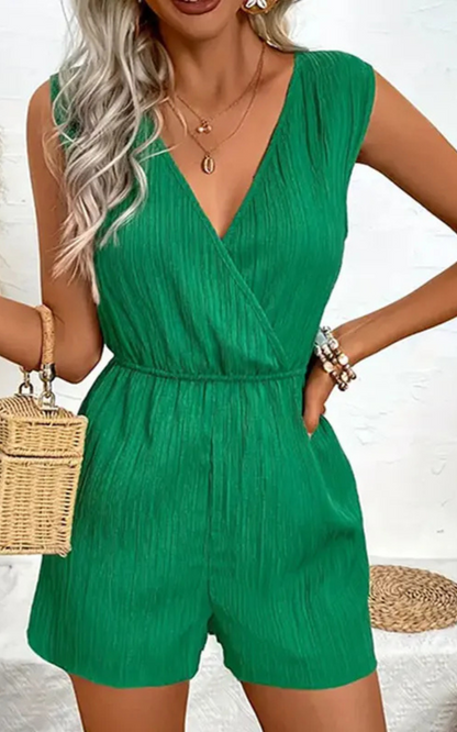 Combinaison Short Femme - Élégance Décontractée pour la Plage